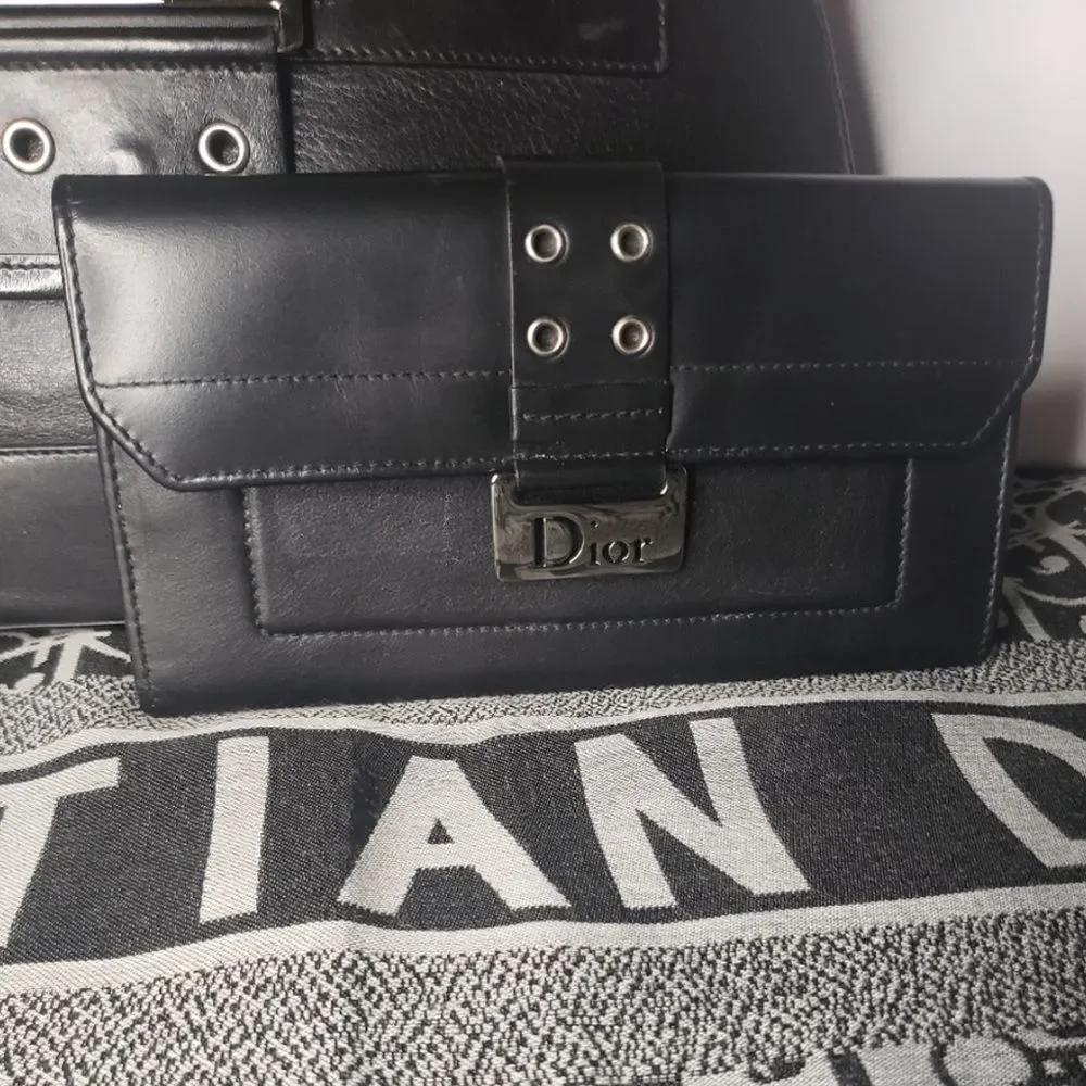 Dior Leather Wallet and Heels Bundle